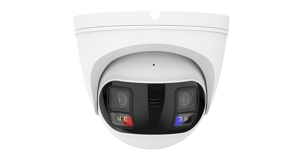 4K Panoramic Dual Lens Turret Dome Camera image 0
